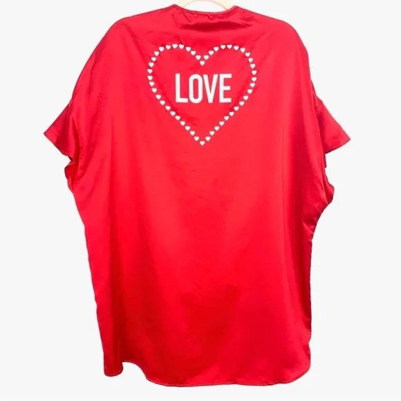 Victoria Secret Red Heart Love Robe - Picture 3 of 6